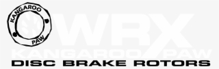 Wrx Kangaroo Paw Logo Black And White - Kangaroo #7679906