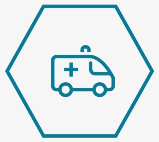 Emergency - 1 2 Hexagon #7681312