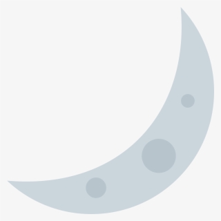 Crescent Moon - Crescent Moon Emoji Iphone #7681764