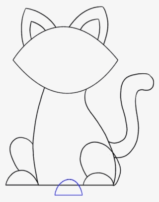 How To Draw A Simple Cat Easy - Drawing #7682257