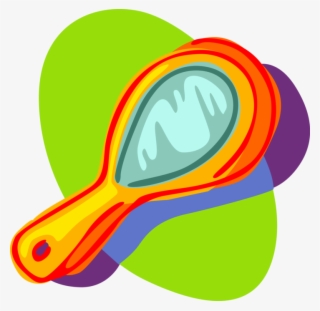 Vector Illustration Of Personal Grooming Makeup Mirror #7683565