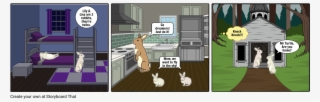 Story Of 2 Rabbits - Cartoon #7685229