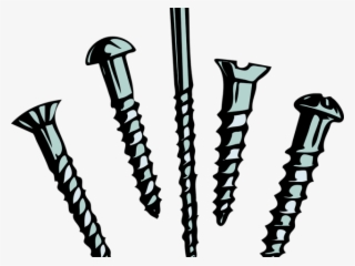 Nails Clipart Screw - Materials Attracted By Magnets #7686063