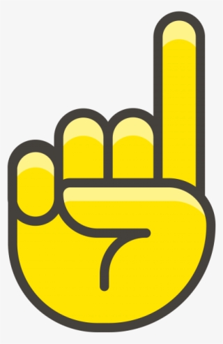 Index Pointing Up Emoji - Index Finger #7686121