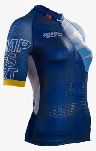 Maglia Running Compressport Shirt Utmb 2017 Woman - Shirt #7686168