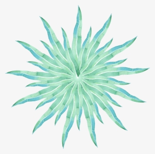 Simple Creative Stylish Watercolor Png And Psd - Agave Azul #7686244