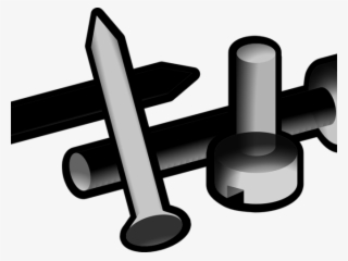 Nail Clipart Gray - Nail #7686271