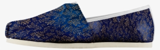 Load Image Into Gallery Viewer, Mermaid Blue Glitter - Slip-on Shoe #7687225