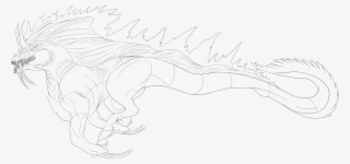 Lesser Bunyip - Line Art #7687317