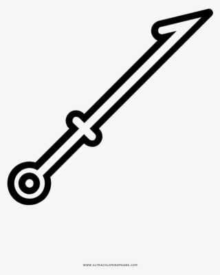 Harpoon Coloring Page - Line Art #7687513