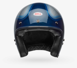 Bell Custom 500 Carbon Rsd Gloss Candy Blue Carbon - Bell Custom 500 Helmet #7687590