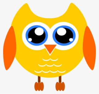 Owls Clipart Yellow ~ Frames ~ Illustrations ~ Hd Images - Owl Clipart Transparent Background #7689176