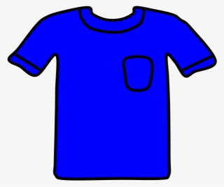 T-shirt, Pocket, Blue, Png #7689746