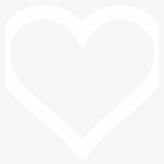 White Heart Outline White Heart Outline New Clip Art - Heart #7690127