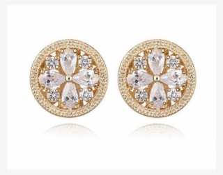 Gold Diamond Earrings Photo Gold Diamond Studs - Earrings #7690480