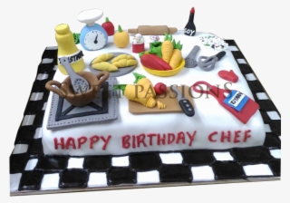 Chefs Table Cake - Birthday Cake For Chef #7690670