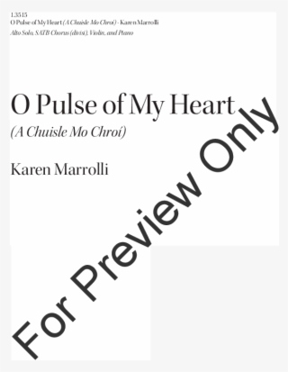 O Pulse Of My Heart Thumbnail - Document #7690701