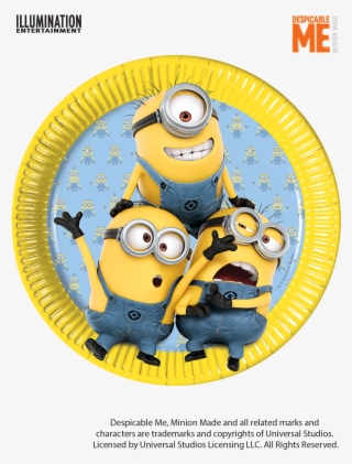 'minions' Birthday Party Paper Plates - Assiettes Minions #7691131
