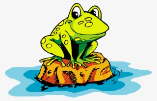 5) Why Did Frog Cross The Road - Cartoon Frog #7692037