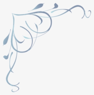 Swirl Daisy Clipart - Fancy Designs For Corners #7692345