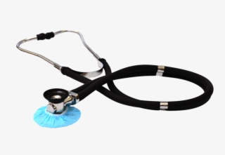 Stethoscope Covered With A Stethobarrier Disposable - Stethoscope #7695063