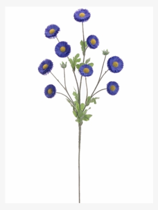 29" Aster Daisy Spray Helio - Artificial Flower #7697733