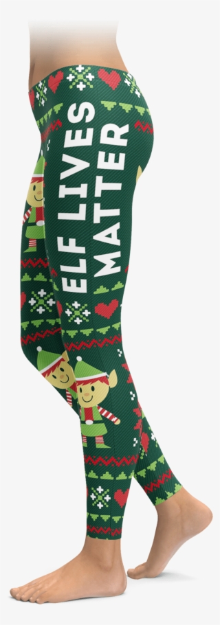 Christmas Elves Lives Matter - Leggings #7699231