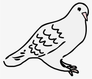 Medium Image - Sitting Dove Clip Art #770945