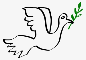 Doves Of Peace Clip Art - Peaceful Clipart #771117