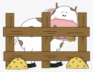Free Cute Farm Fence Clipart - Farm Cow Clip Art #771420