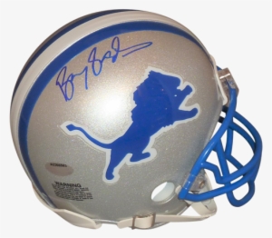 Autographed Barry Sanders Helmet - Auth Proline 13089 #771789