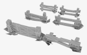 Fence Set - Low Poly Fence #771989