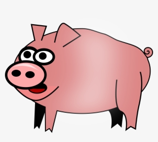 Pork Clipart Transparent - Cartoon Pig No Background #772193