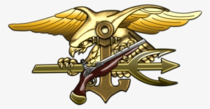 Us Navy Seals Emblem - Navy Seal Logo Png #772573