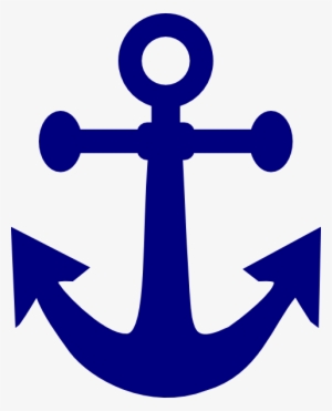 Dark Navy Anchor Clip Art At Clker - Anchor Clipart #772683