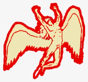 Led Zep Wordmark Led Zeppelin Secondary Logo Led Zeppelin - Led Zeppelin Red Png #772703