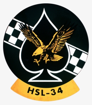 Helicopter Anti-submarine Squadron Light 34 Insignia, - Emblem #772835