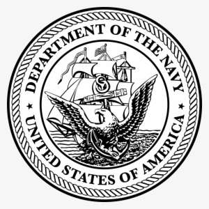 Free Download Department Of The Navy Clipart United - Marine Seal Deparment Of The Navy Black #772886