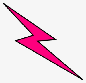 Pink Bolt Clip Art - Light Pink Lightning Bolt #773020