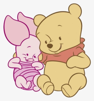 Baby Piglet Pooh Hug 7rtmcl Clipart - Winnie The Pooh Colouring #773349