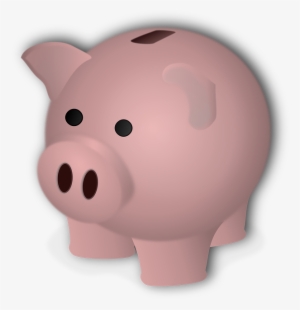 Pig, Savings Box, Animal, Money, Storage, Cute - Piggy Bank Transparent Png #773542