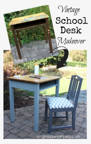 Vintage School Desk Makeover By Virginiasweetpea - Desk #774470