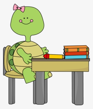 Turtle In School Clip Art - Clip Art #774706