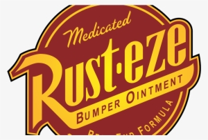 Rust Eze Auto Logo Car Bumper Sticker Decal 14" X 12" #775943