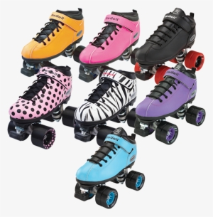 Riedell Dart Roller Skate Set - Riedell Dart Polka Dot Roller Skate #776622