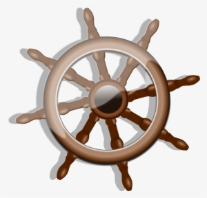 Rudder Ship's Wheel Boat Stern - Rudder Clipart #776926