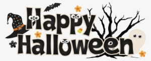 Halloween Clipart Transparent - Happy Halloween Clipart #777068