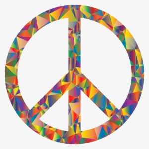 This Free Icons Png Design Of Low Poly Peace Symbol #777290