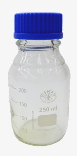 250ml Glass Bottle, Coated, Clear - Plastic Bottle #777381
