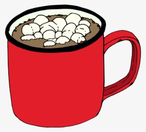 Hand-painted A Winter Hot Drink Coffee Cocoa In Winter - Hot Chocolate #777504